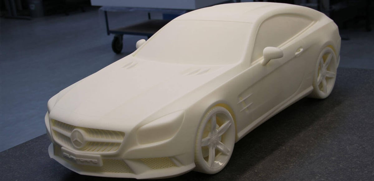 Companies like Mercedes make extensive use of 3D printing for prototyping and now even for production (image: Skorpion Engineering)