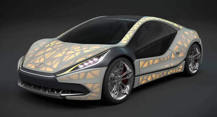 EDAG still takes the cake for the most fascinating 3D printed car concept with its Light Cocoon (image: EDAG)