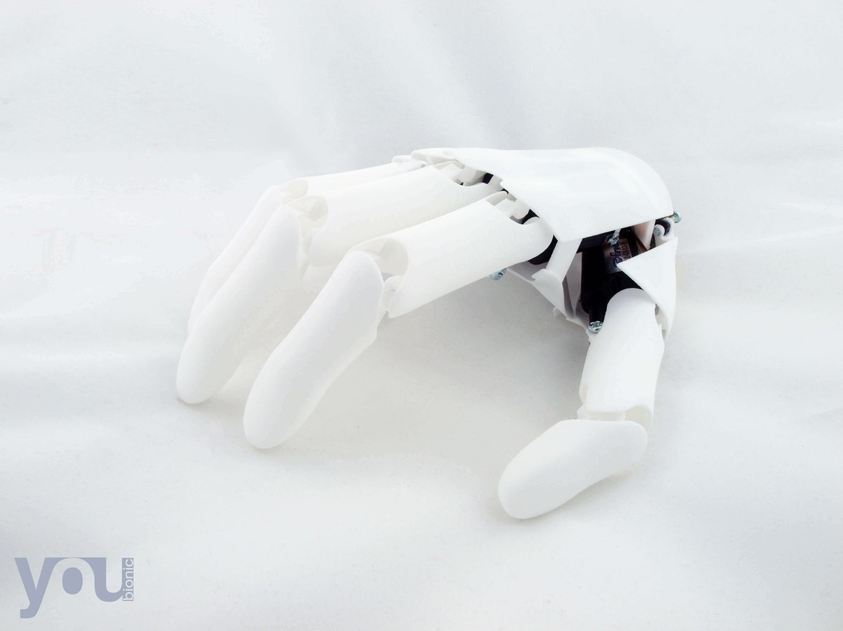 The Youbionic hand was imagined to be a functional but also beautiful 3D printed prosthetic (image: Youbionic)