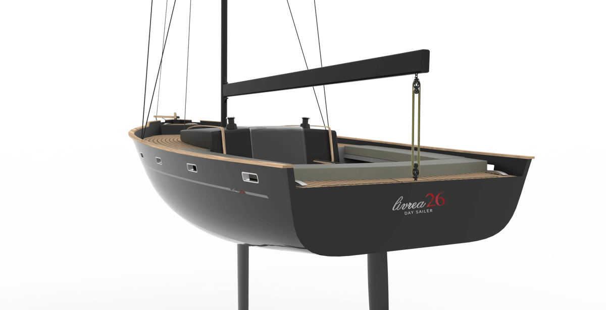Livrea26 went from a digital desgin to a compelte physical prototype in just a few steps (image: LivreaYacht)