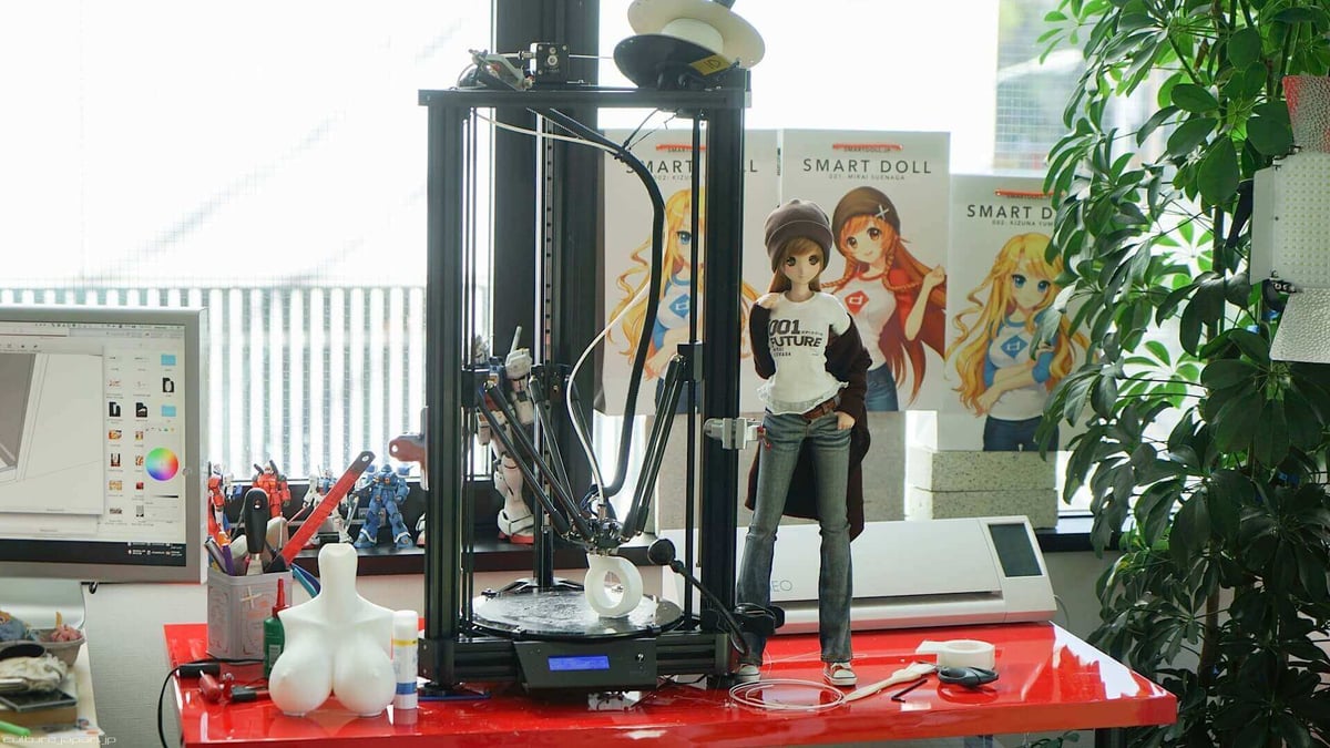 Will 3D printed, robotic, fully articulated smart dolls become a mass product? (image: Culture Japan)