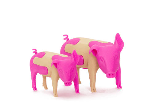 Lock Nester: Monica, the pig (source: 3D Hubs)
