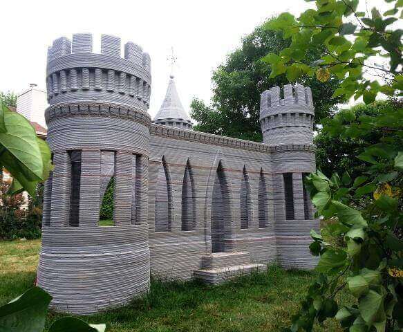 3D printed Concrete Castle (source: Totalkustom.com)