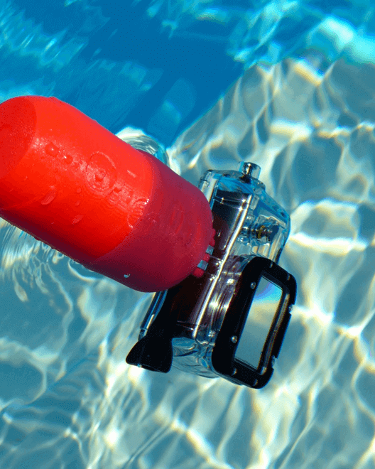 Filming underwater using the GoPro Camera Floater (source: Myminifactory)