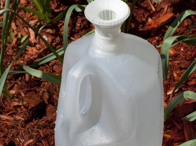 Thing of the week: With just a twist, an used milk jug becomes a watering can (source: Shapeways)