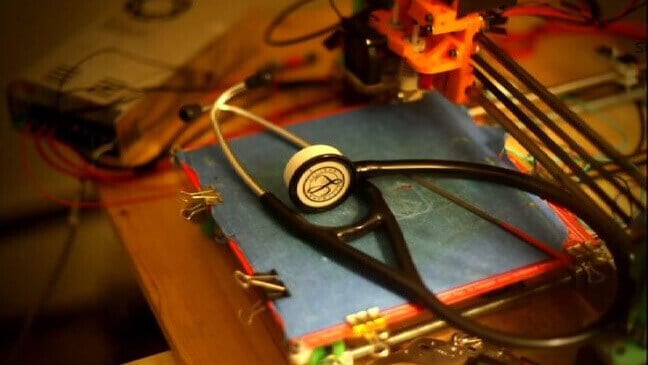 3D printed stethoscope