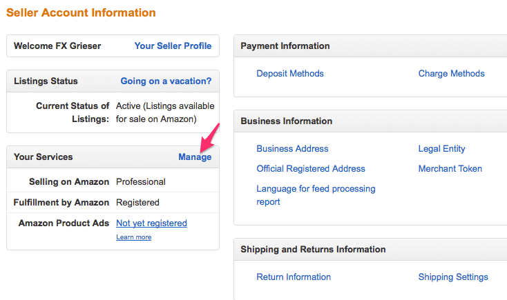If you wish to downgrade from Professional to Individual plan, click Manage