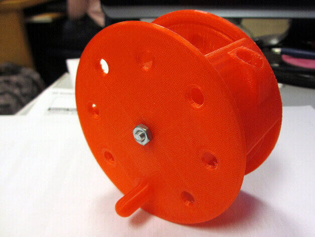 A cable drum is no percussion instrument. (source: Thingiverse)