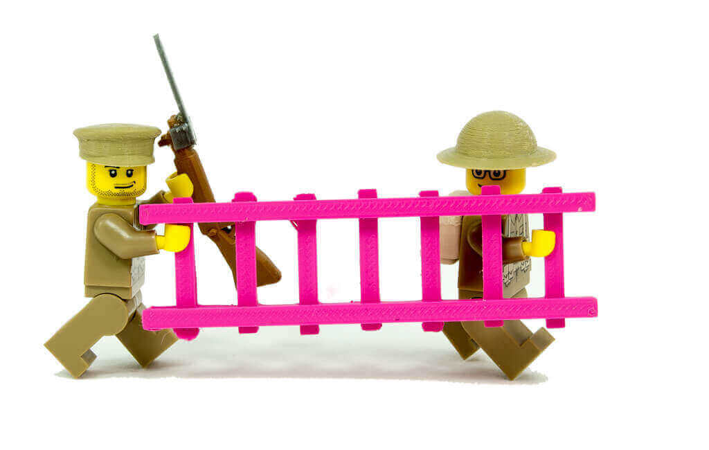 minifig battlefield pink ladder