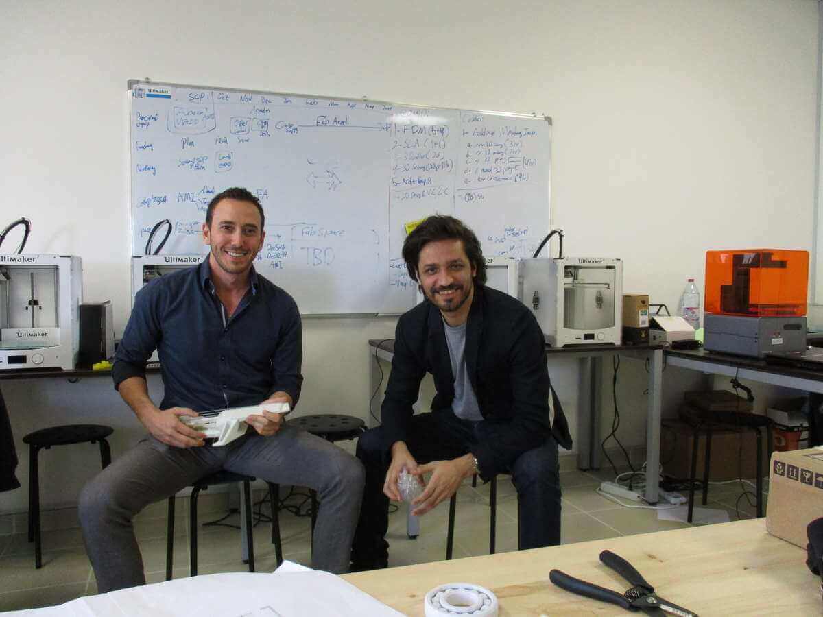 Dave Levin (Left) and Loay Malameh (Right) want to 3D Print for Refugees (Image: Jahd Khalil)