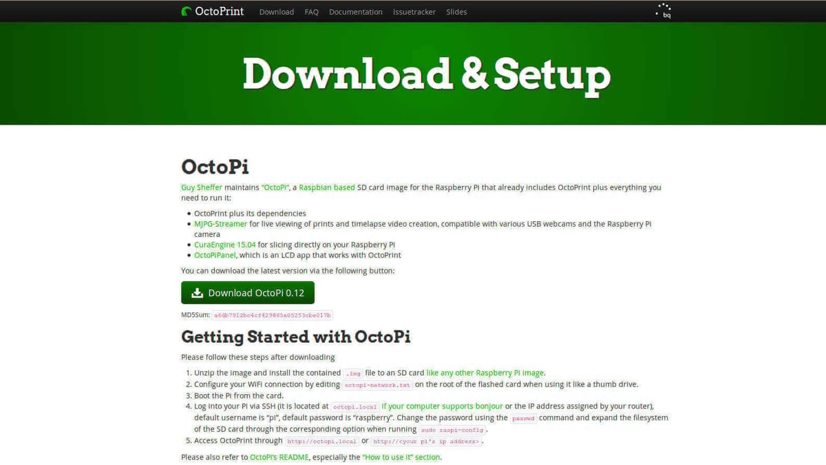octoprint download