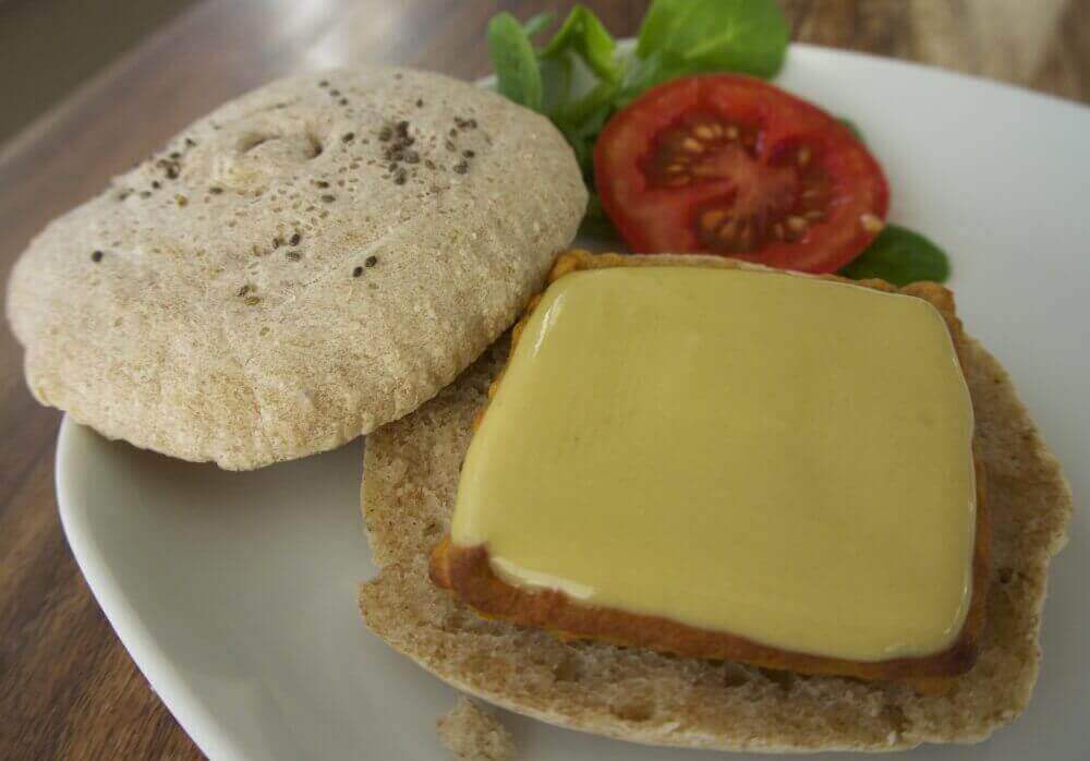 Veggie Burger and Cheese