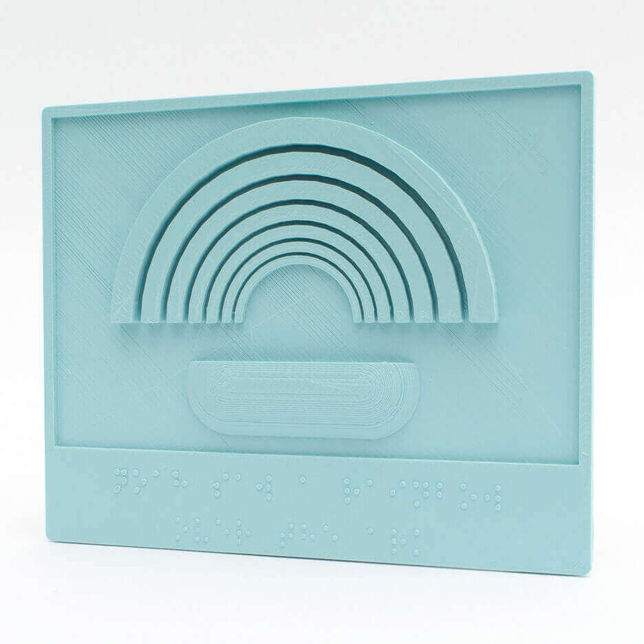 3D Printed Braille Picture Books, Noah's Arc