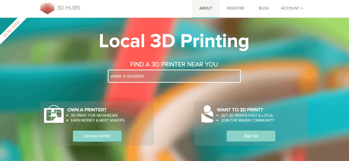 Local 3D Printing like 3D Hubs 