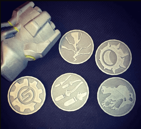 Image of Overwatch 3D Models to 3D Print: Ultimate Coins