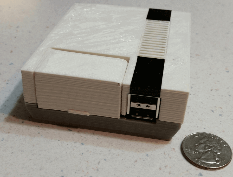 Image of Raspberry Pi NES Case: NES Retropie Pi B+ case