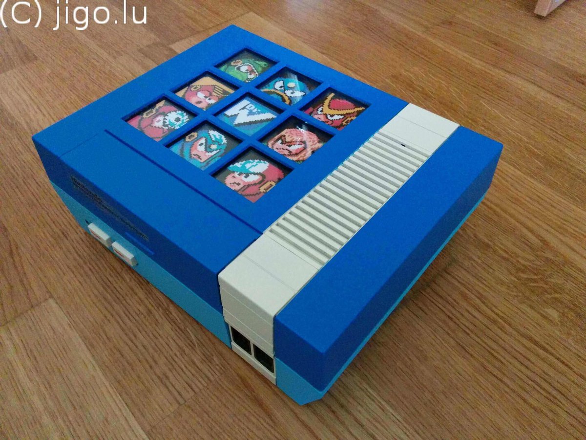 Image of Raspberry Pi NES Case: Jigo’s Mega Man Mod