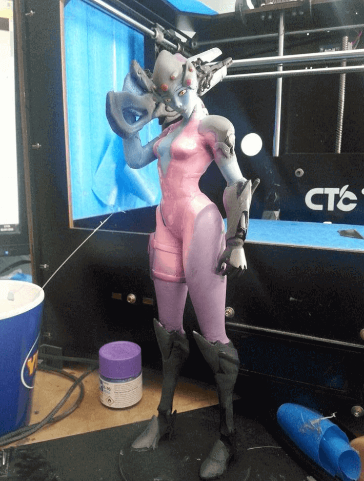 Image of Overwatch 3D Models to 3D Print: Smoothed Widowmaker