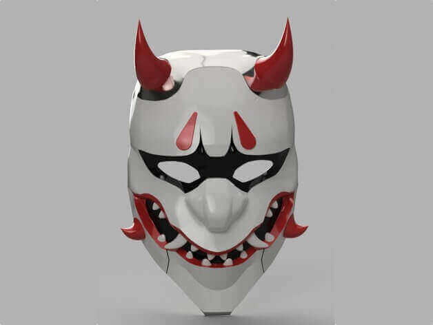 Image of Overwatch 3D Models to 3D Print: Oni Genji Mask