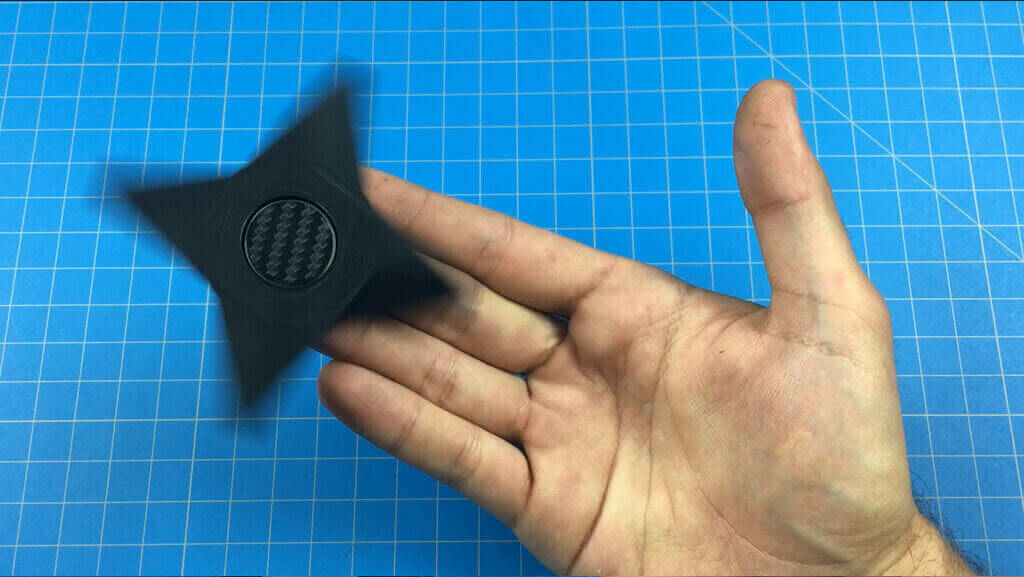 Image of Best 3D Printed Fidget Spinners: Naruto Shuriken Hand Spinner