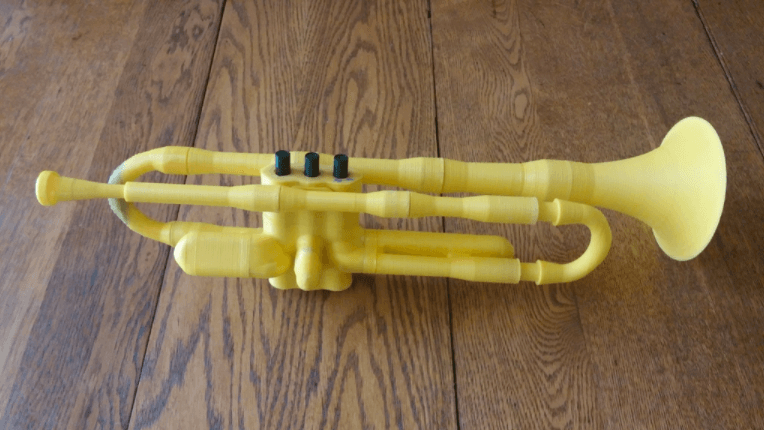 Image of Homemade Instruments to DIY or 3D Print: Printable Trumpet