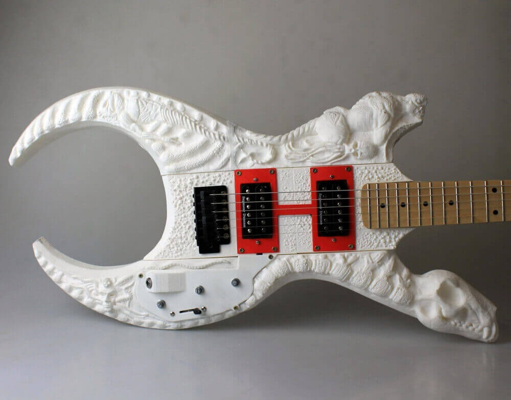 Image of Homemade Instruments to DIY or 3D Print: Lovecraft Concept Guitar
