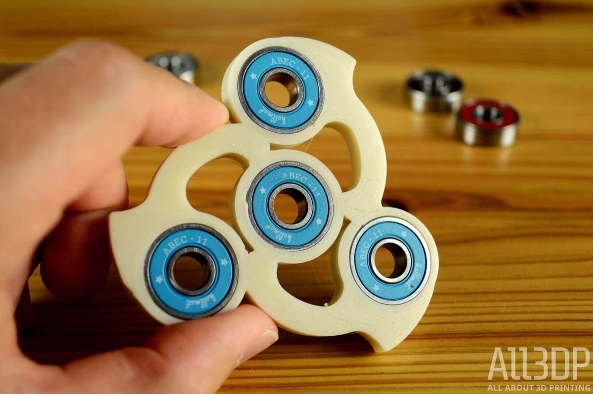 Image of Best 3D Printed Fidget Spinners: Hand Spinner Warped