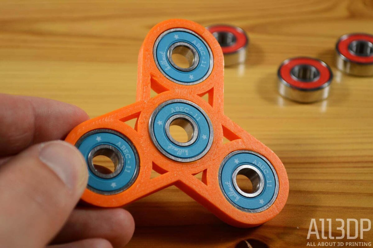 Image of Best 3D Printed Fidget Spinners: The Triplex