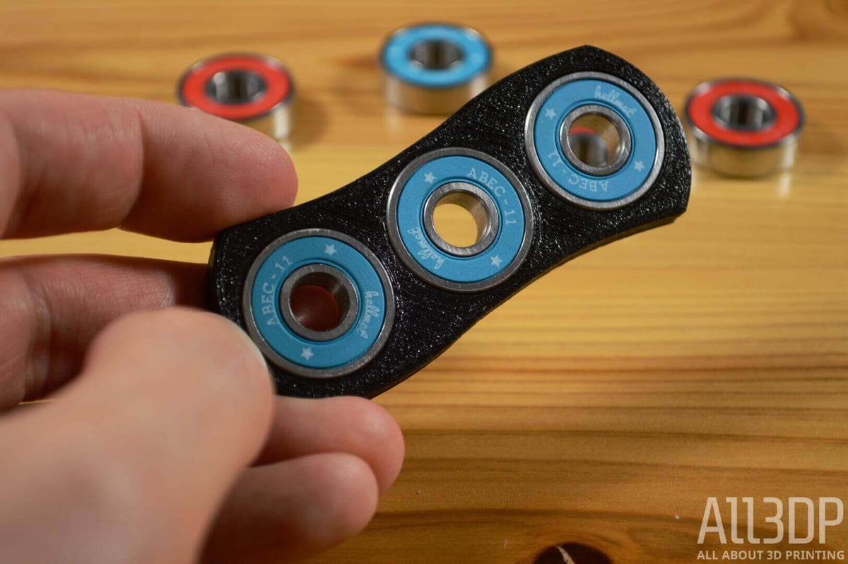 Image of Best 3D Printed Fidget Spinners: Dual Wave Spinner