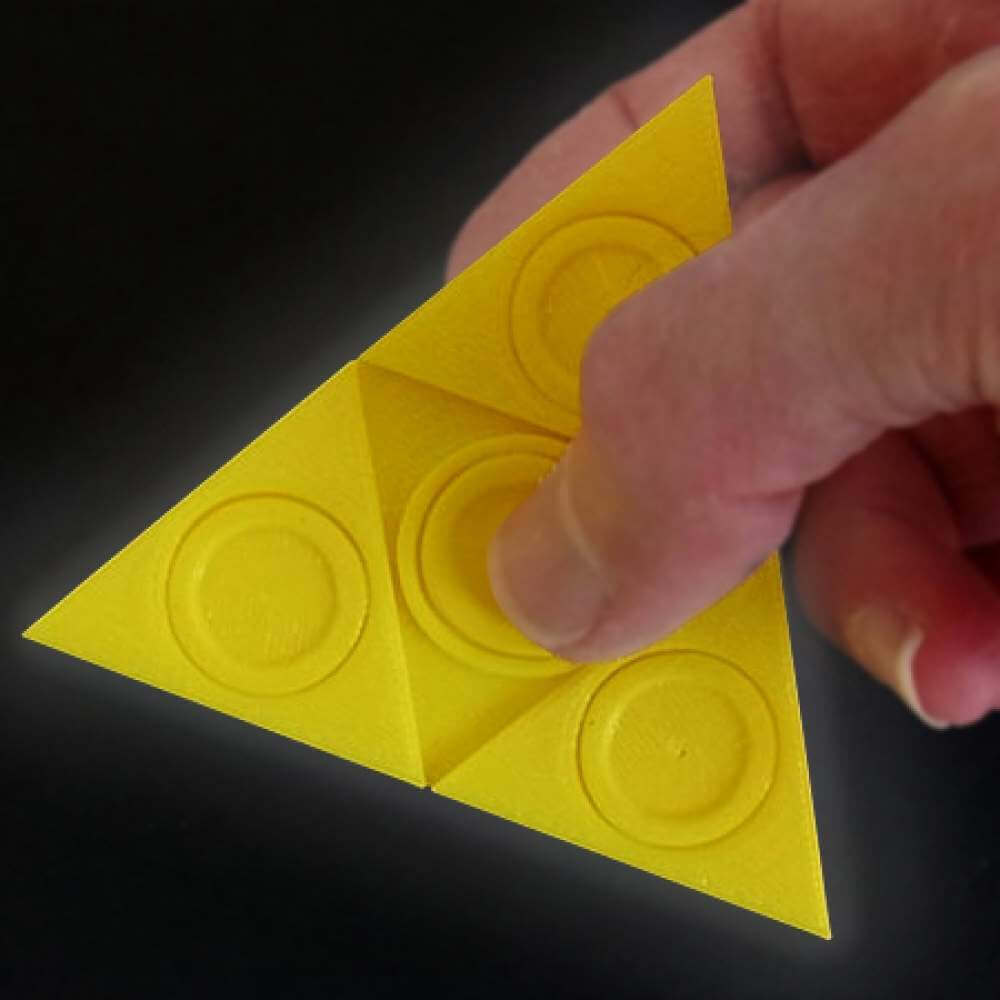 Image of Best 3D Printed Fidget Spinners: Triforce Fidget Spinner