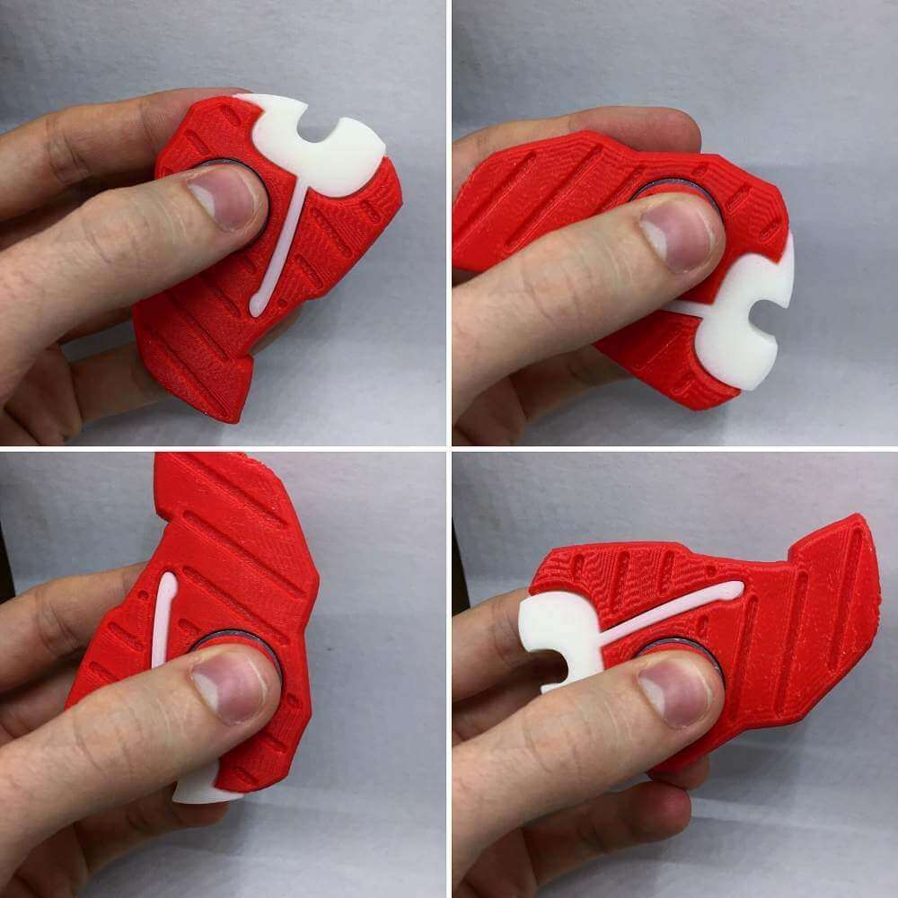 Free STL file Baby-hands Fidget Spinner 👌・3D print object to