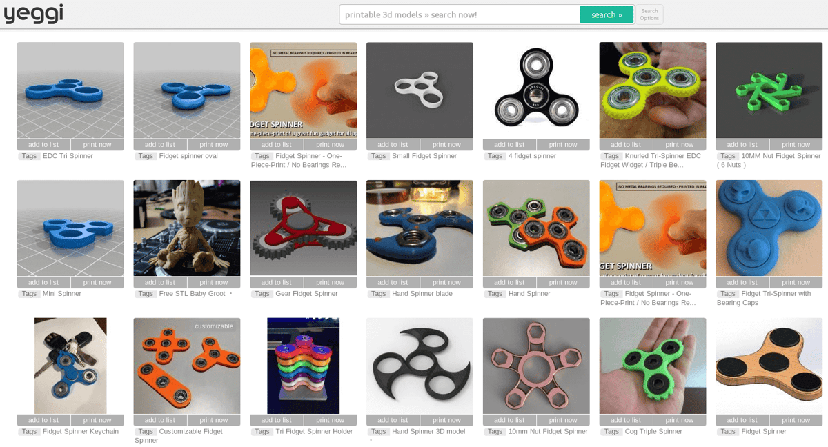 Image of Free STL Files, Free 3D Printer Files, Free 3D Print Models: Yeggi