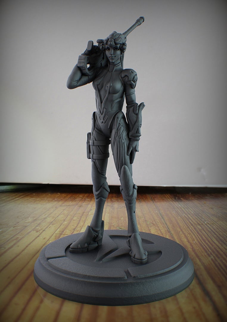 Image of Overwatch 3D Models to 3D Print: Widowmaker Figurine
