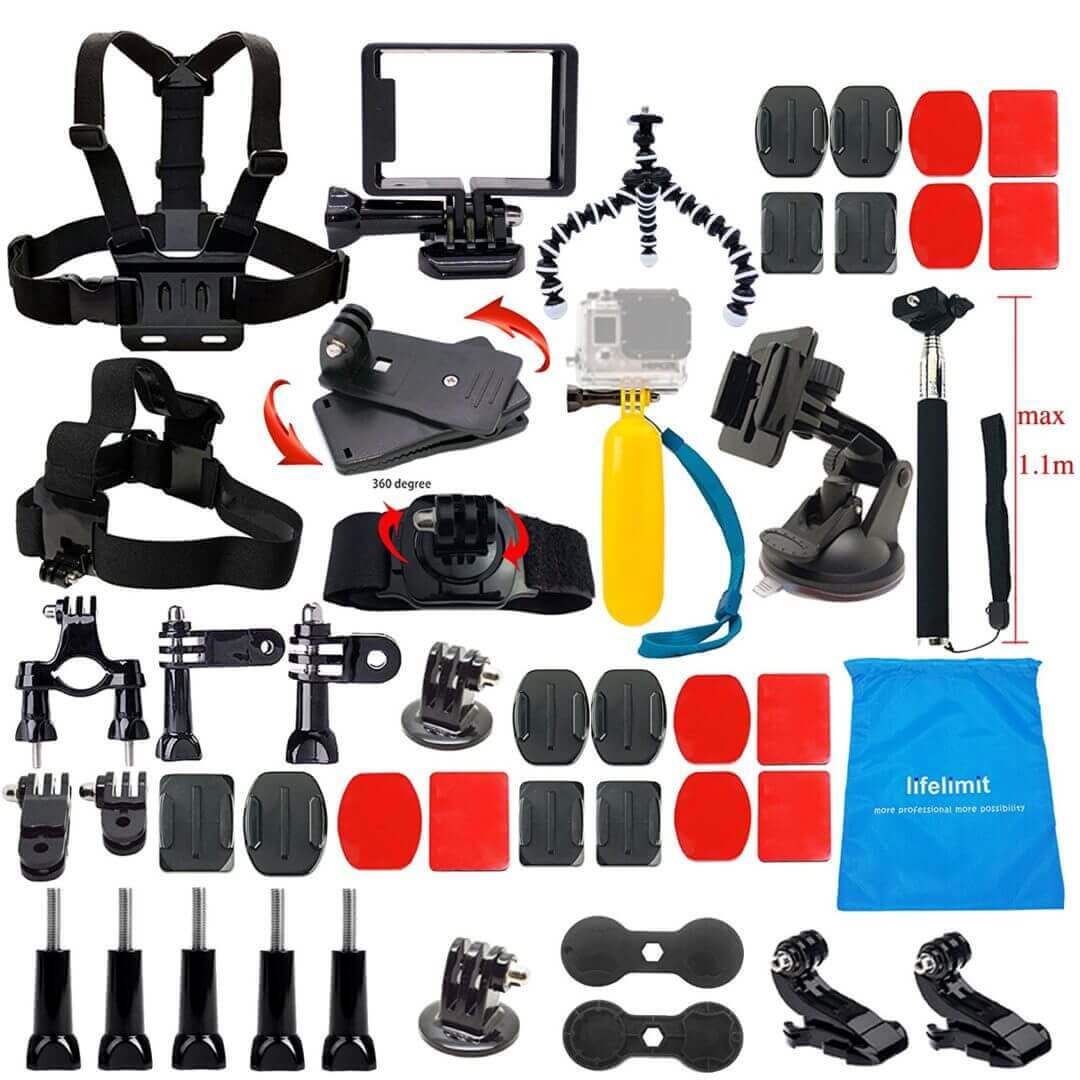 Image of Best GoPro Accessories to 3D Print or Buy: Lifelimit Accessories Starter Kit