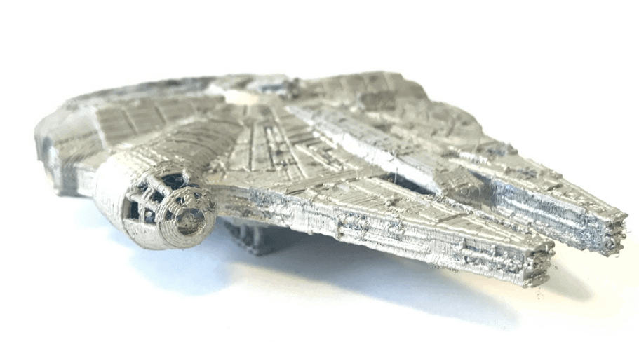 3D Printed Millenium Falcon for Cufflinks