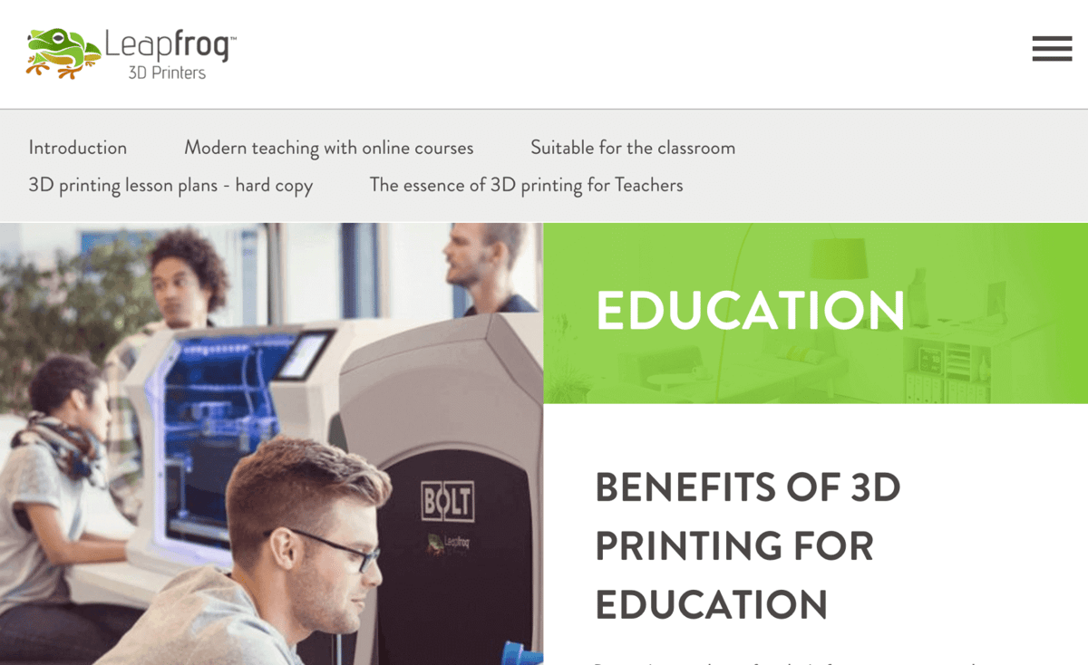 Image of Teacher's Guide to 3D Printing Curriculum: Leapfrog