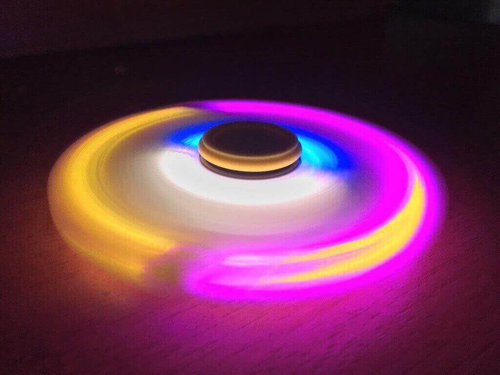 Image of Best Fidget Spinner Toys to Buy or DIY: LED Hand Spinner