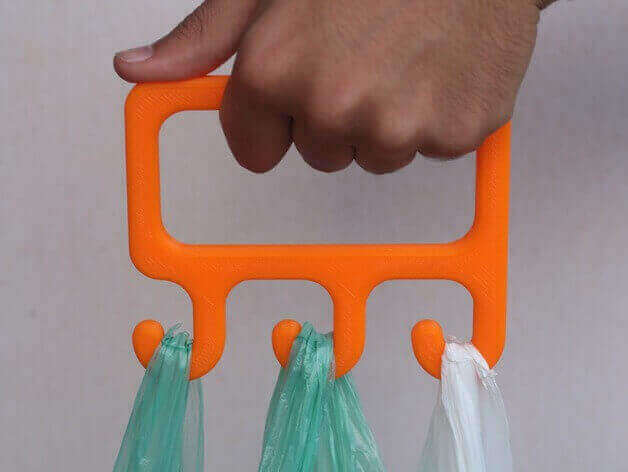 Image of 10 Things Worth Printing with a 3D Printing Service: Bag Holder