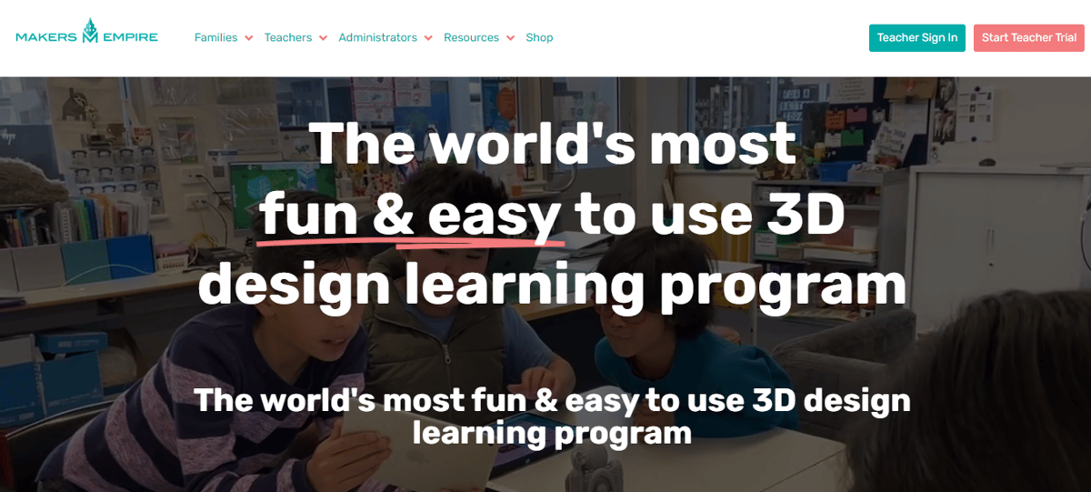 Image of Teacher's Guide to 3D Printing Curriculum: Makers Empire