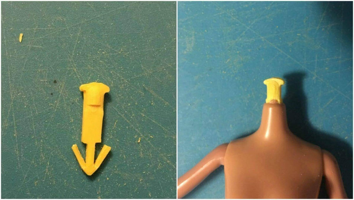 Image of DIY Barbie Accessories: Un-Decapitation Hook
