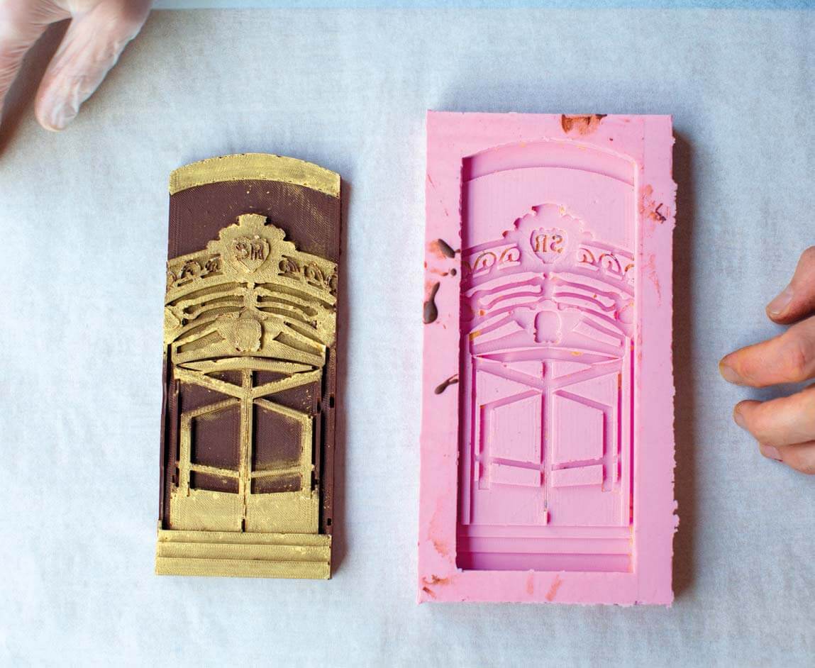 Sugarcube 3D print chocolate