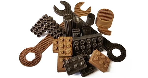 Tools made from lunar dust and Martian dirt simulants