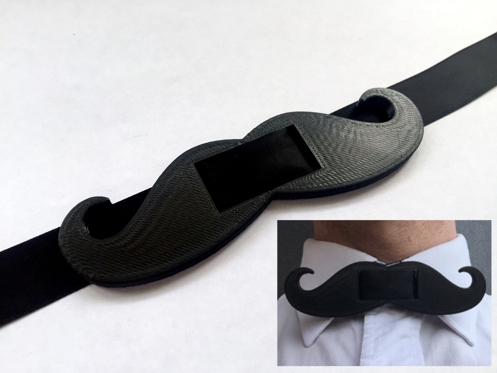 Image of Movember 3D Printing Projects: Mustache Bowtie