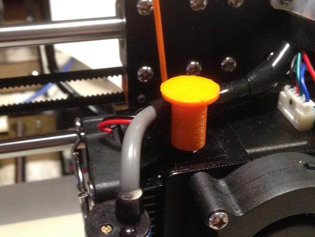 Image of Anet A8 Upgrades and Mods: Extruder Button