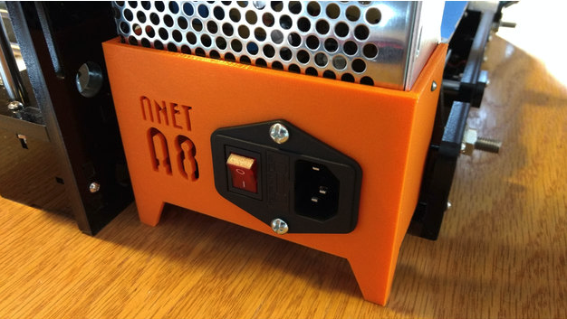 Image of Anet A8 Upgrades and Mods: Power Supply Cover and Switch