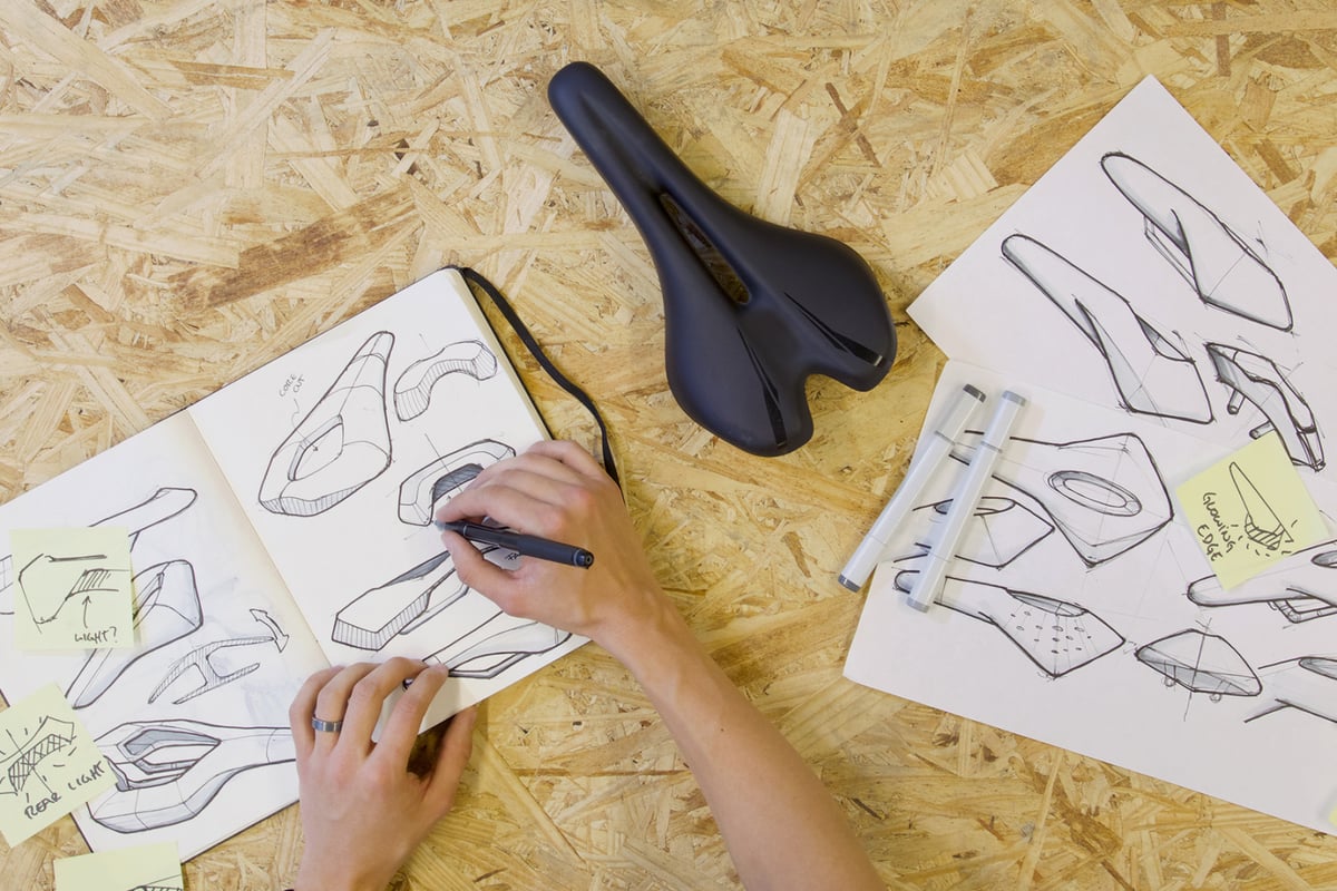 Image of MakerBot Design Series: The Bike Saddle: Sketch Form Ideas