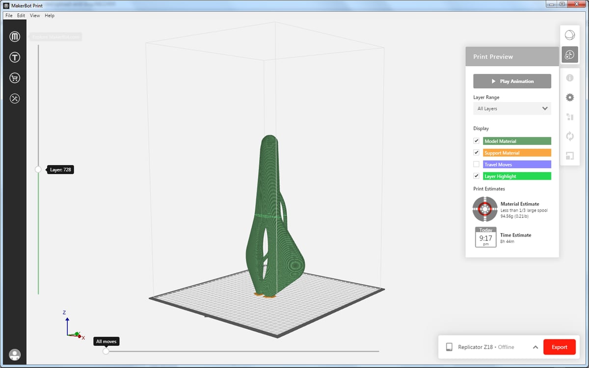 Image of MakerBot Design Series: The Bike Saddle: Prepare CAD Model for 3D Printing