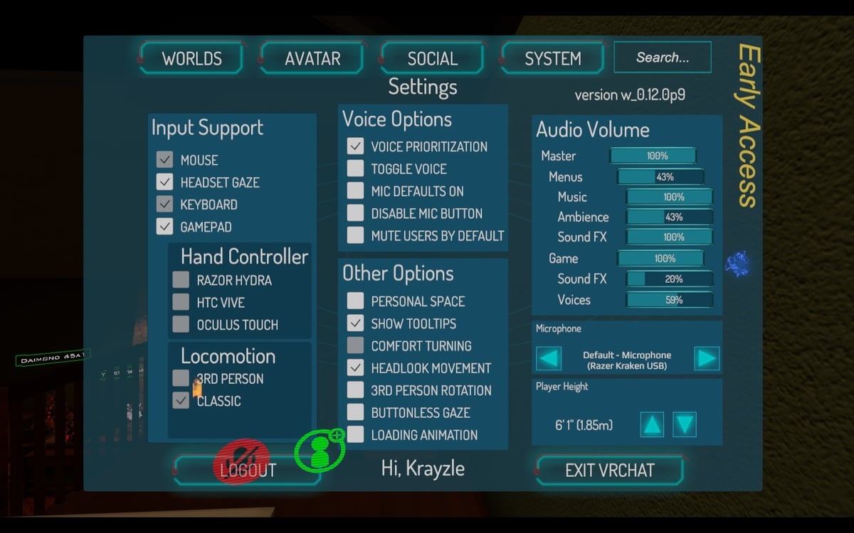 Image of VRChat Beginner's Guide: Changing Settings in VRChat