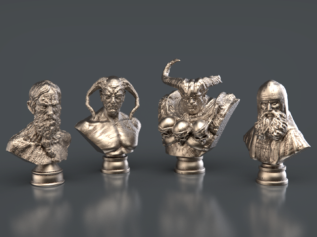 Image of Kickstarter 3D Printer Project: Fantasy Desktop Mini Busts