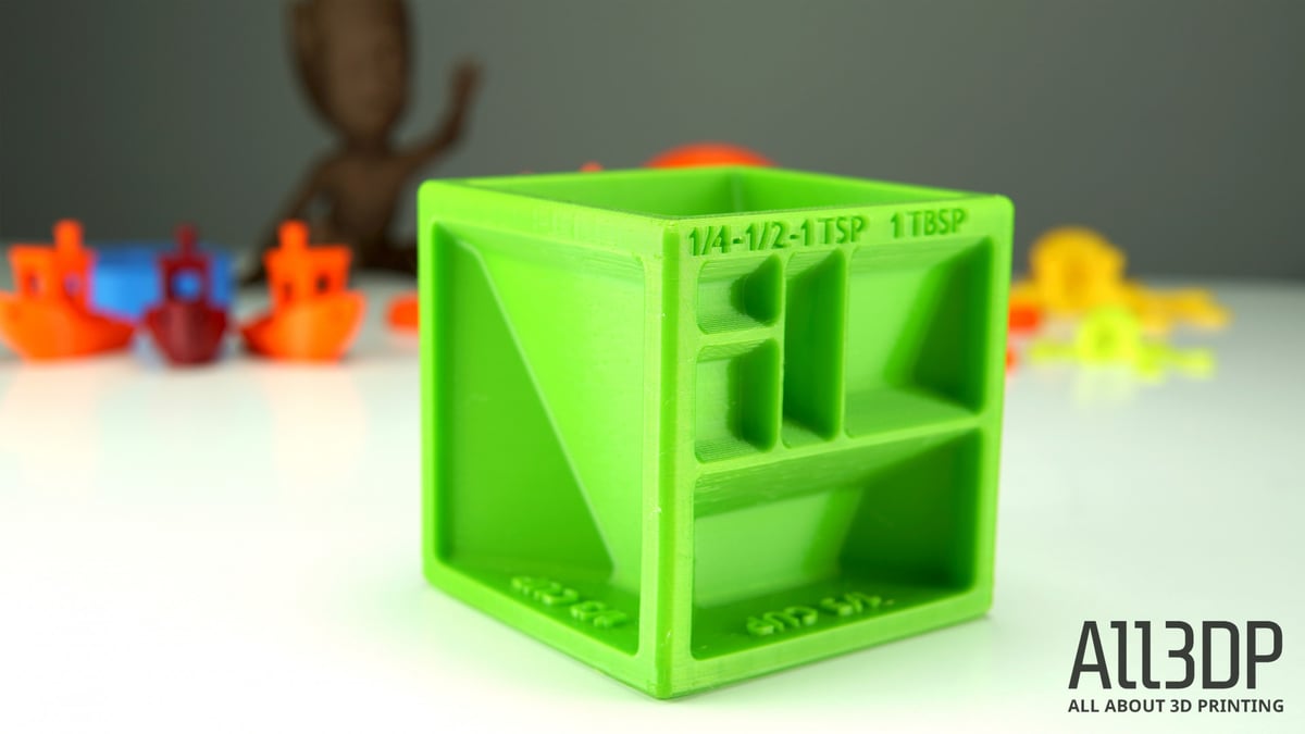 3D Printed Measuring Cube
